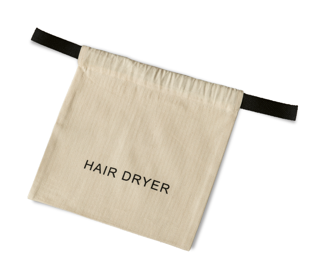 Hair dryer bag Natural
