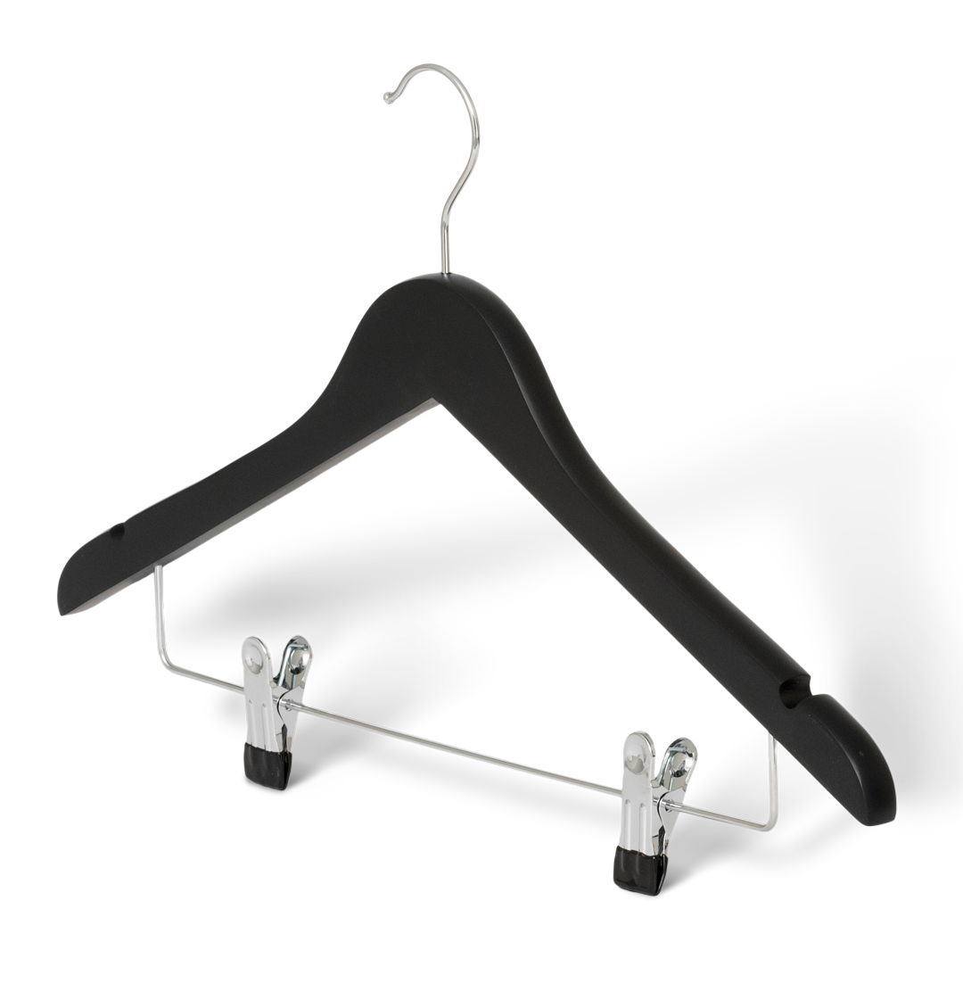 Graham Hanger with hook and clips Black