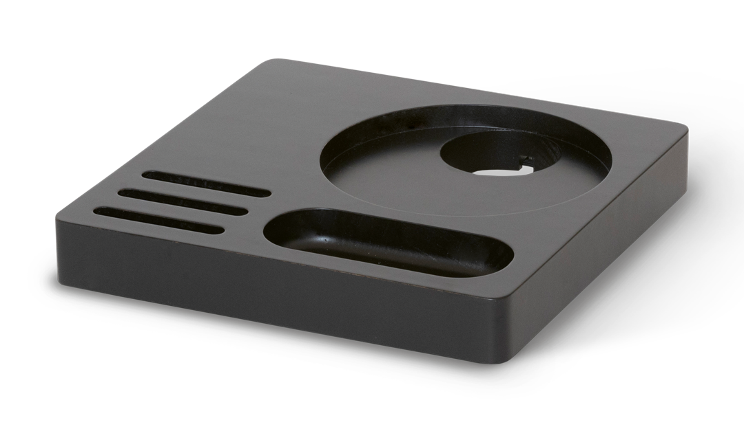 Orange Welcome tray Black